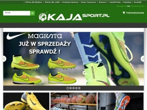 Sklep internetowy ze sprzętem sportowym