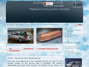 Styks - transport zmarłych w kraju i za granicą